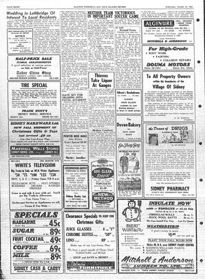 Saanich Peninsula And Gulf Islands Review Wed, October 31, 1962 (Page 8)