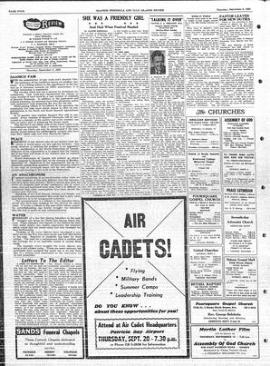 Saanich Peninsula And Gulf Islands Review Thu, September 6, 1962 (Page 4)