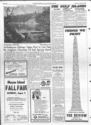 Saanich Peninsula And Gulf Islands Review Wed, August 8, 1962 (Page 6)