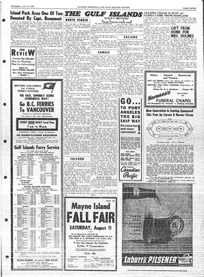Saanich Peninsula And Gulf Islands Review Wed, July 25, 1962 (Page 7)