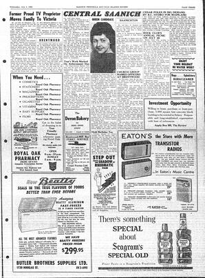 Saanich Peninsula And Gulf Islands Review Wed, July 4, 1962 (Page 3)
