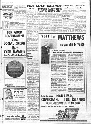 Saanich Peninsula And Gulf Islands Review Wed, June 13, 1962 (Page 9)