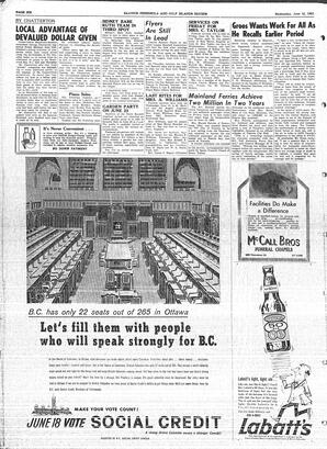 Saanich Peninsula And Gulf Islands Review Wed, June 13, 1962 (Page 6)