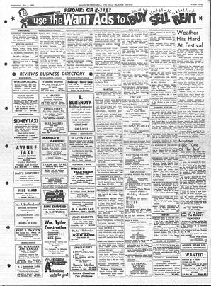 Saanich Peninsula And Gulf Islands Review Wed, May 9, 1962 (Page 5)