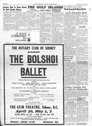 Saanich Peninsula And Gulf Islands Review Wed, April 18, 1962 (Page 6)