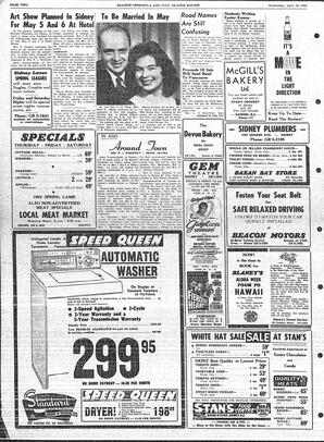 Saanich Peninsula And Gulf Islands Review Wed, April 18, 1962 (Page 2)