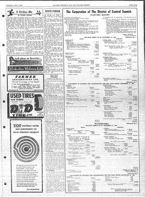 Saanich Peninsula And Gulf Islands Review Wed, April 4, 1962 (Page 9)