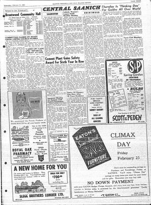 Saanich Peninsula And Gulf Islands Review Wed, February 21, 1962 (Page 3)