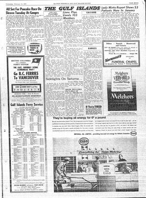 Saanich Peninsula And Gulf Islands Review Wed, February 14, 1962 (Page 7)