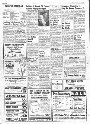 Saanich Peninsula And Gulf Islands Review Wed, January 17, 1962 (Page 10)