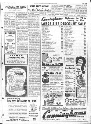 Saanich Peninsula And Gulf Islands Review Wed, January 17, 1962 (Page 9)