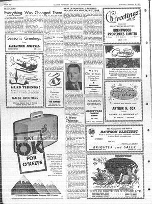 Saanich Peninsula And Gulf Islands Review Wed, December 20, 1961 (Page 14)