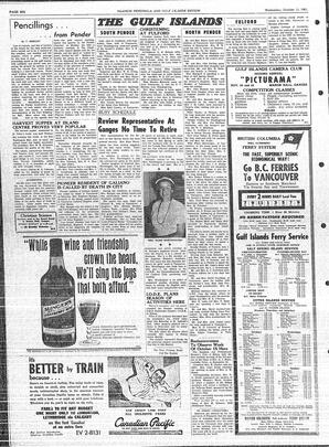 Saanich Peninsula And Gulf Islands Review Wed, October 11, 1961 (Page 6)