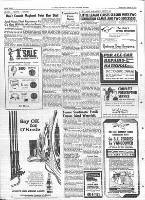 Saanich Peninsula And Gulf Islands Review Wed, August 9, 1961 (Page 8)
