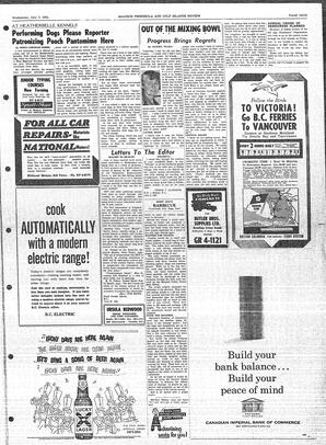 Saanich Peninsula And Gulf Islands Review Wed, July 5, 1961 (Page 9)