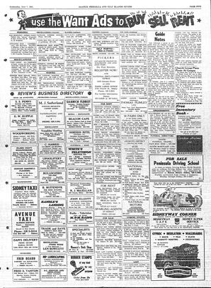 Saanich Peninsula And Gulf Islands Review Wed, June 7, 1961 (Page 5)