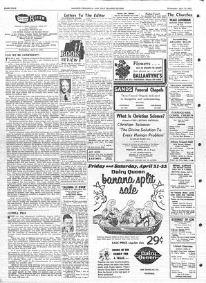 Saanich Peninsula And Gulf Islands Review Wed, April 19, 1961 (Page 4)