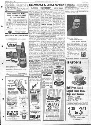 Saanich Peninsula And Gulf Islands Review Wed, March 8, 1961 (Page 3)