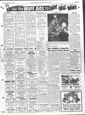 Saanich Peninsula And Gulf Islands Review Wed, December 21, 1960 (Page 5)