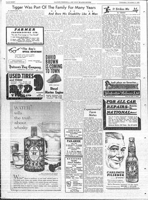 Saanich Peninsula And Gulf Islands Review Wed, November 2, 1960 (Page 8)
