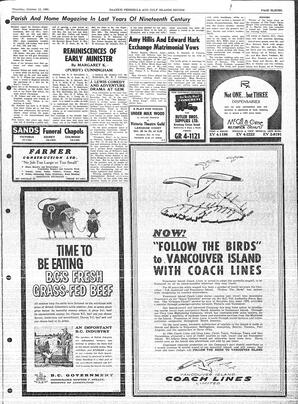 Saanich Peninsula And Gulf Islands Review Thu, October 13, 1960 (Page 11)