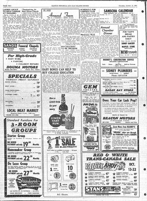 Saanich Peninsula And Gulf Islands Review Thu, October 13, 1960 (Page 2)