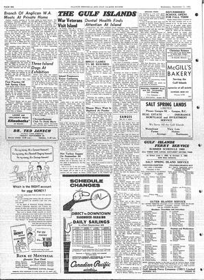 Saanich Peninsula And Gulf Islands Review Wed, September 21, 1960 (Page 6)