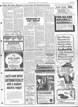 Saanich Peninsula And Gulf Islands Review Wed, August 3, 1960 (Page 9)
