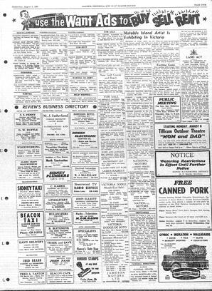 Saanich Peninsula And Gulf Islands Review Wed, August 3, 1960 (Page 5)