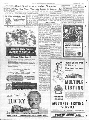 Saanich Peninsula And Gulf Islands Review Wed, June 8, 1960 (Page 10)