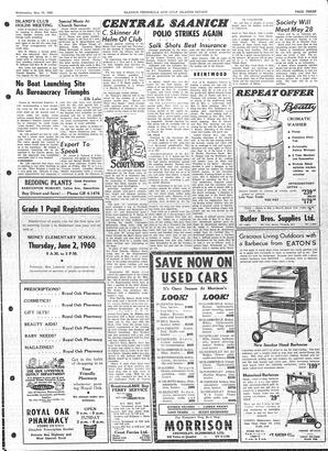 Saanich Peninsula And Gulf Islands Review Wed, May 25, 1960 (Page 3)