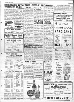 Saanich Peninsula And Gulf Islands Review Wed, May 4, 1960 (Page 7)