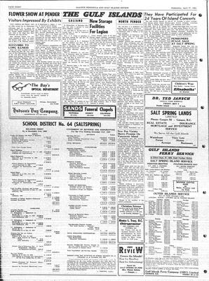 Saanich Peninsula And Gulf Islands Review Wed, April 27, 1960 (Page 8)