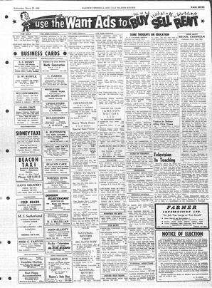 Saanich Peninsula And Gulf Islands Review Wed, March 23, 1960 (Page 7)