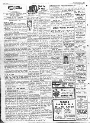 Saanich Peninsula And Gulf Islands Review Wed, January 6, 1960 (Page 4)