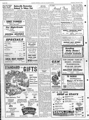 Saanich Peninsula And Gulf Islands Review Wed, December 9, 1959 (Page 2)