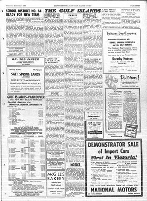 Saanich Peninsula And Gulf Islands Review Wed, September 2, 1959 (Page 7)