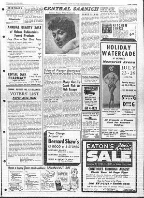 Saanich Peninsula And Gulf Islands Review Wed, July 22, 1959 (Page 3)