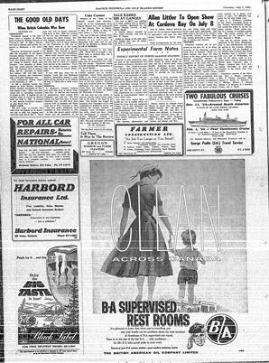 Saanich Peninsula And Gulf Islands Review Thu, July 2, 1959 (Page 8)