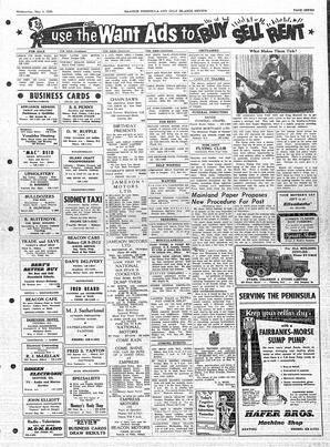 Saanich Peninsula And Gulf Islands Review Wed, May 6, 1959 (Page 7)
