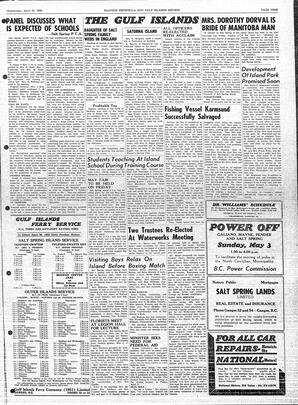 Saanich Peninsula And Gulf Islands Review Wed, April 29, 1959 (Page 9)