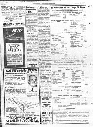 Saanich Peninsula And Gulf Islands Review Wed, April 8, 1959 (Page 6)