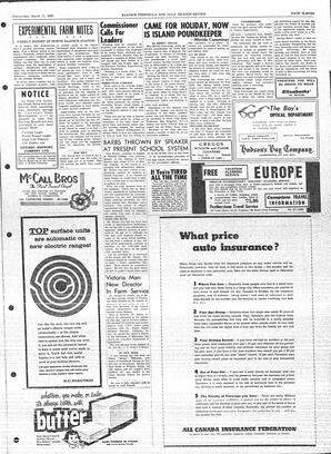 Saanich Peninsula And Gulf Islands Review Wed, March 11, 1959 (Page 11)