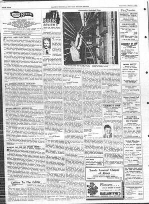 Saanich Peninsula And Gulf Islands Review Wed, March 4, 1959 (Page 4)