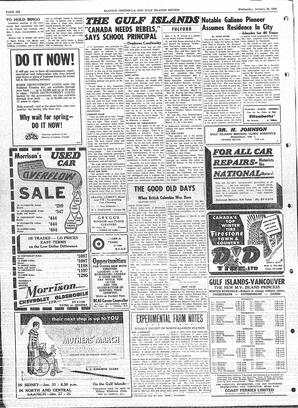 Saanich Peninsula And Gulf Islands Review Wed, January 28, 1959 (Page 6)