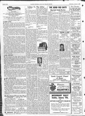 Saanich Peninsula And Gulf Islands Review Wed, January 7, 1959 (Page 4)