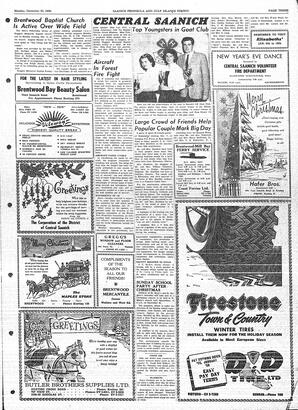 Saanich Peninsula And Gulf Islands Review Mon, December 22, 1958 (Page 3)
