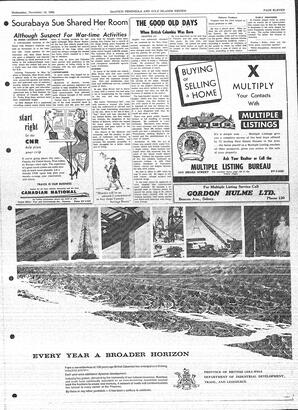 Saanich Peninsula And Gulf Islands Review Wed, November 19, 1958 (Page 11)