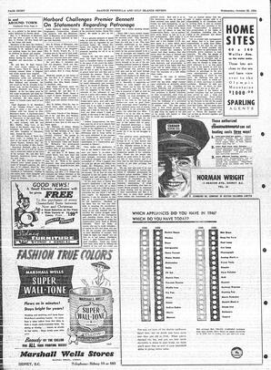Saanich Peninsula And Gulf Islands Review Wed, October 22, 1958 (Page 8)