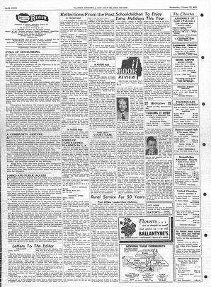 Saanich Peninsula And Gulf Islands Review Wed, October 22, 1958 (Page 4)